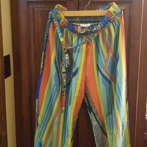 Black Bead Palazzo Pants